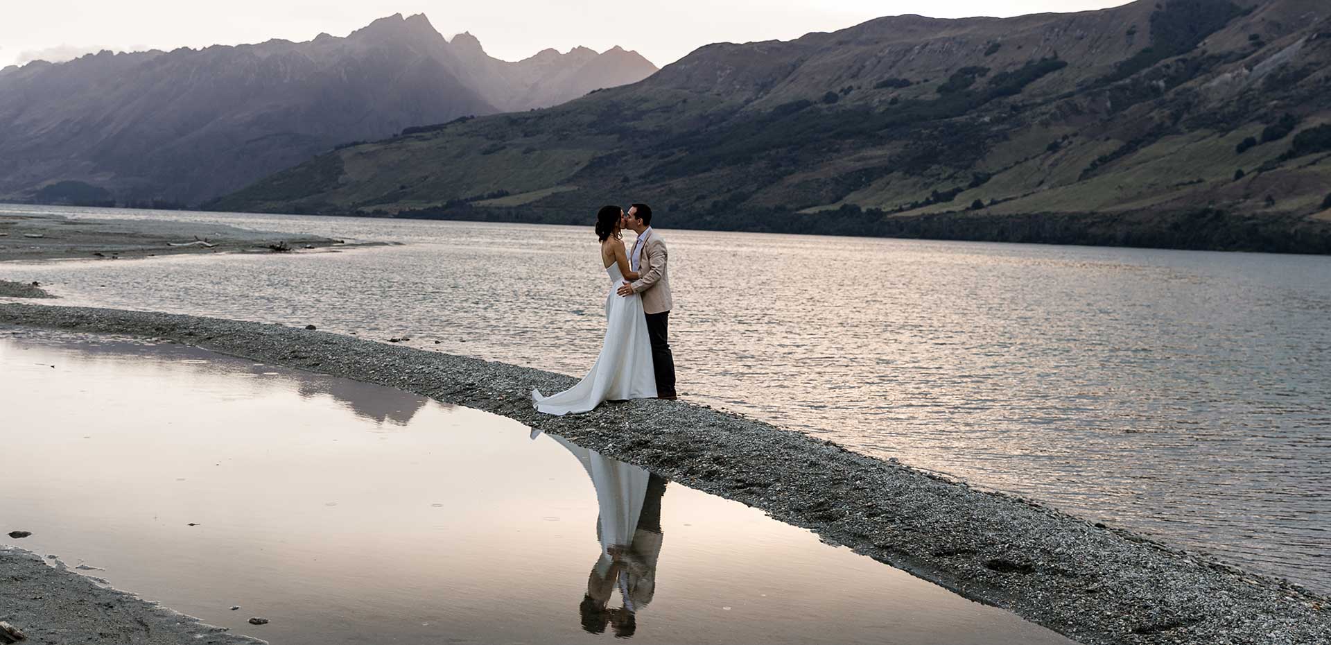 Elopement in Paradise followed by alpine photos