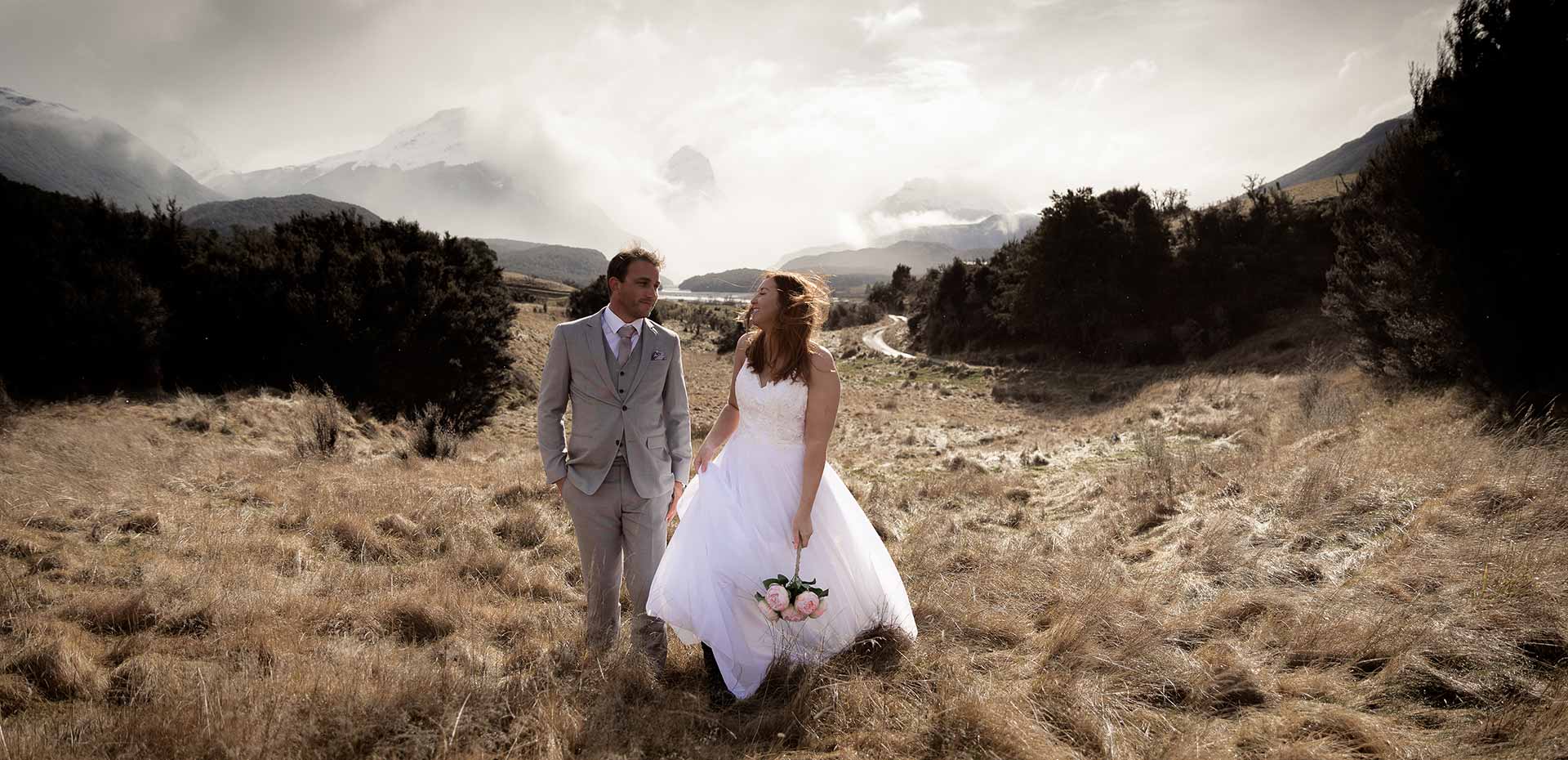 Paradise & Mountain Heli Elopement.